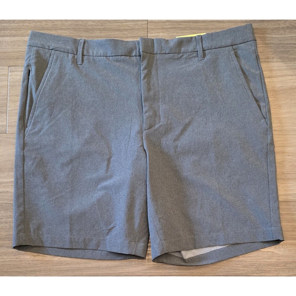 All In Motion Men's 8" Golf Shorts UPF 50+ Moisture Wicking Size 38 Dark Gray